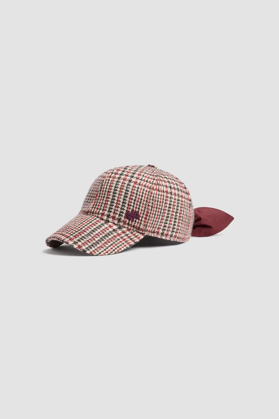 Patou Couture casquette flanelle Prince Of Wales
