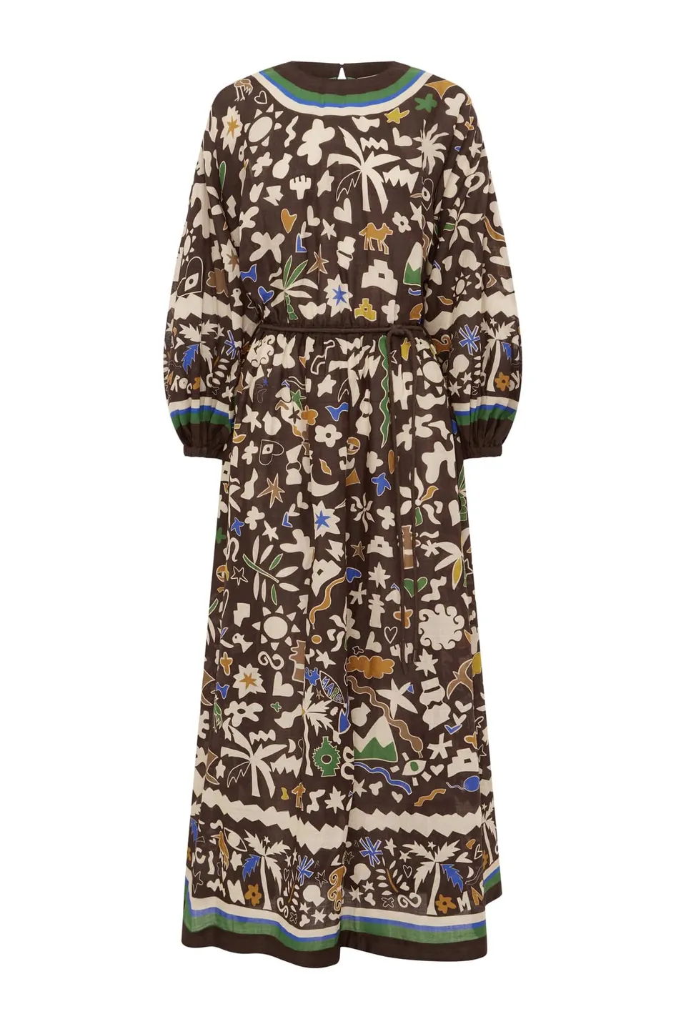 Alemäis Dresses Maroc Midi robe midi ramie 8 AU/UK