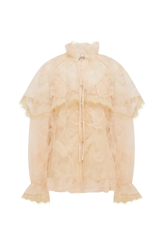 Alemais Winifred Lace Blouse chemisier dentelle taille 10