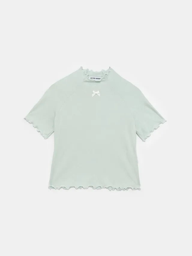 Ester Manas Mint Easy Top haut menthe coton