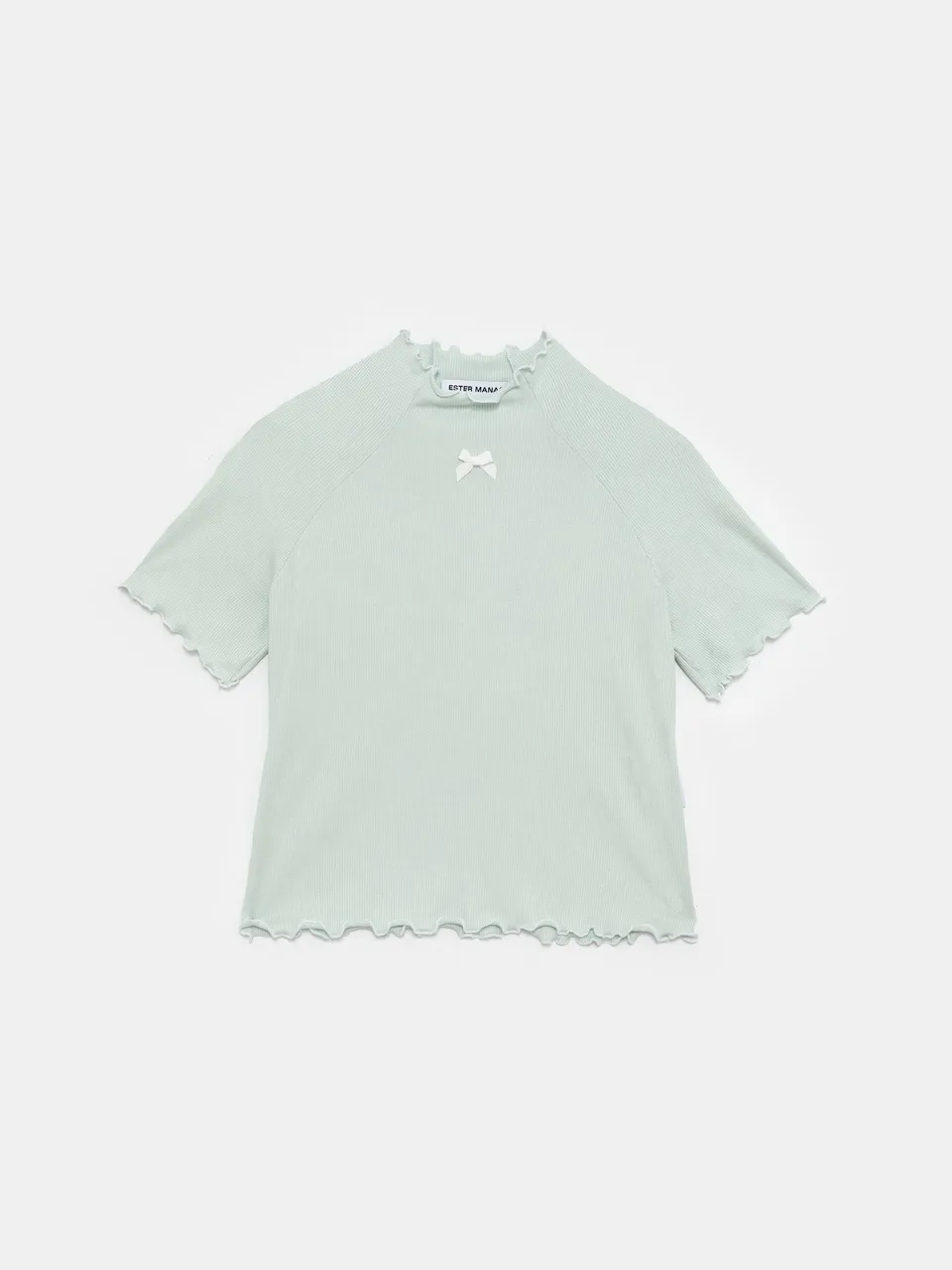 Ester Manas Mint Easy Top haut menthe coton