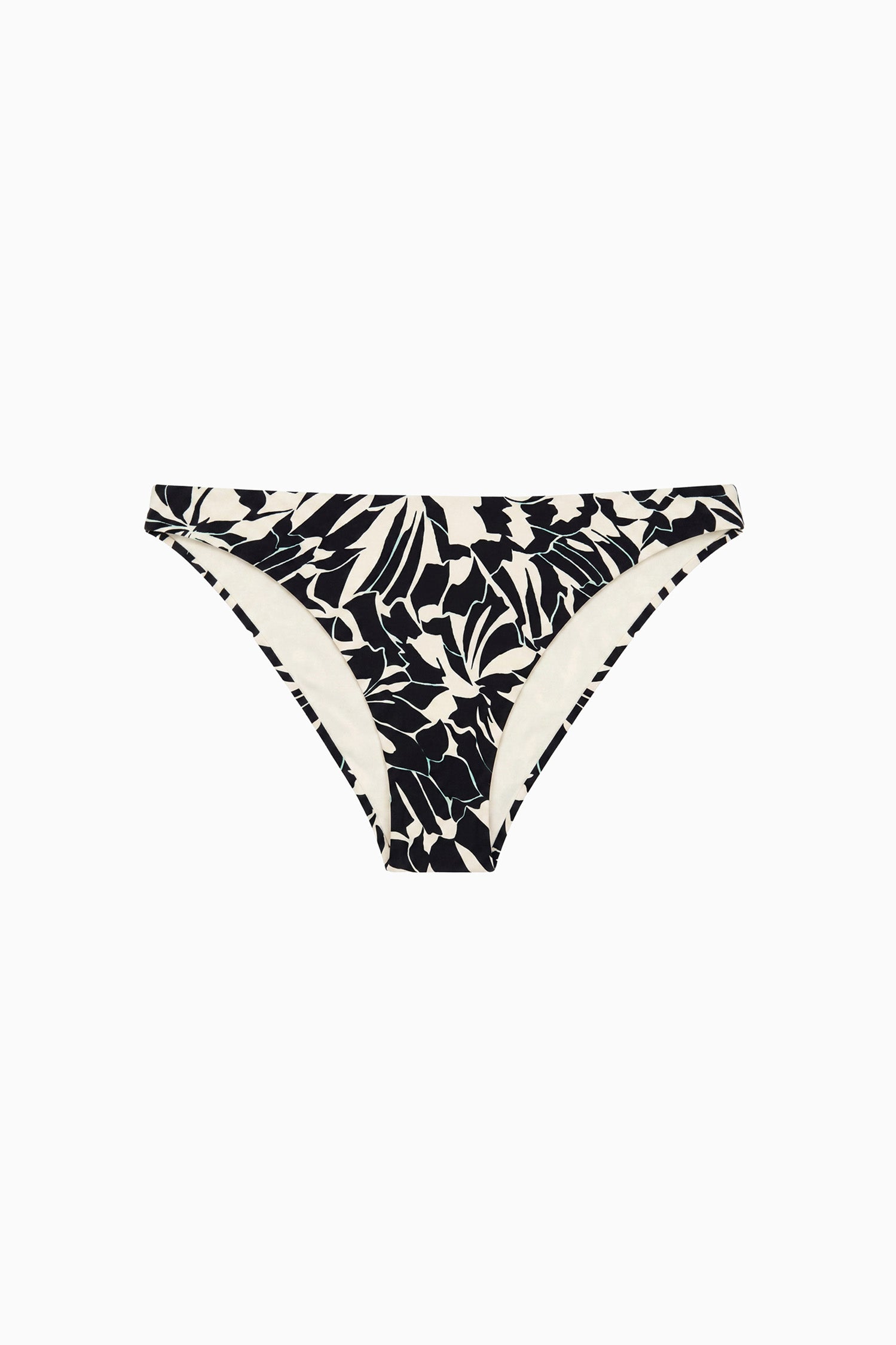 Ulla Johnson Mallorca Bas de Bikini Taille Haute Mercury Noir