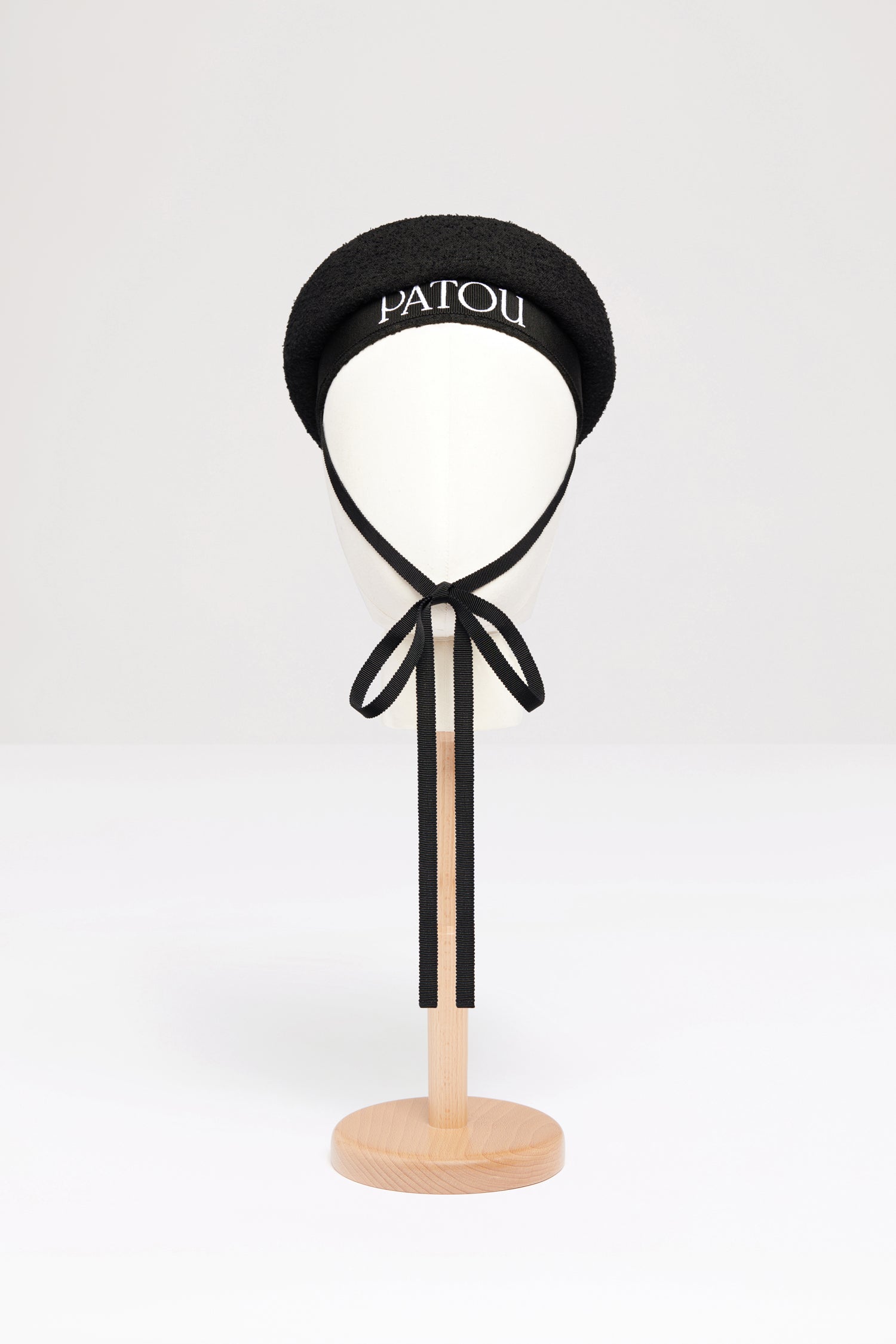 Patou Accessories P23AC0020134999B chapeau noir tweed