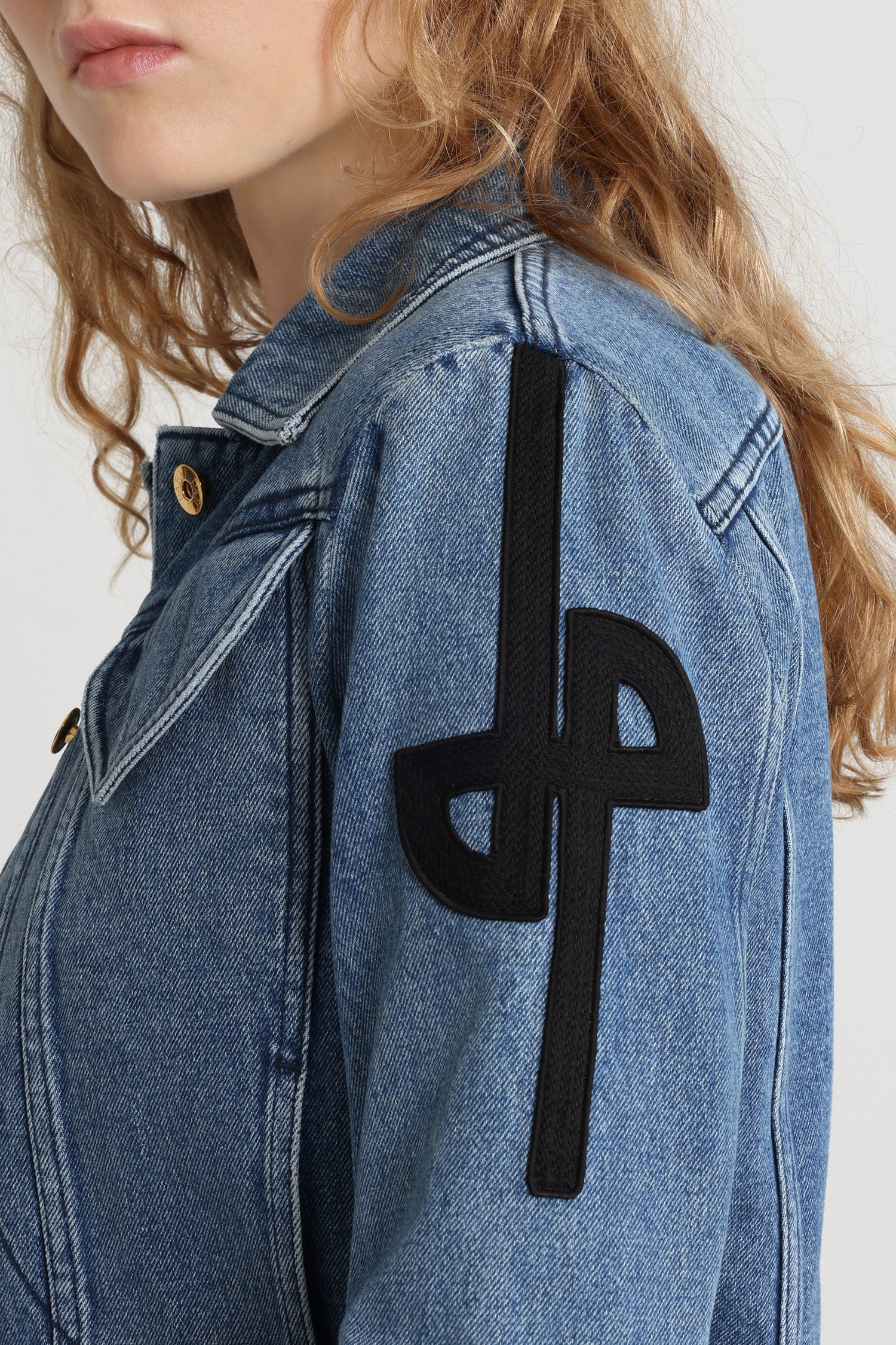 Patou OU001 veste jean Heritage Blue Wash coton