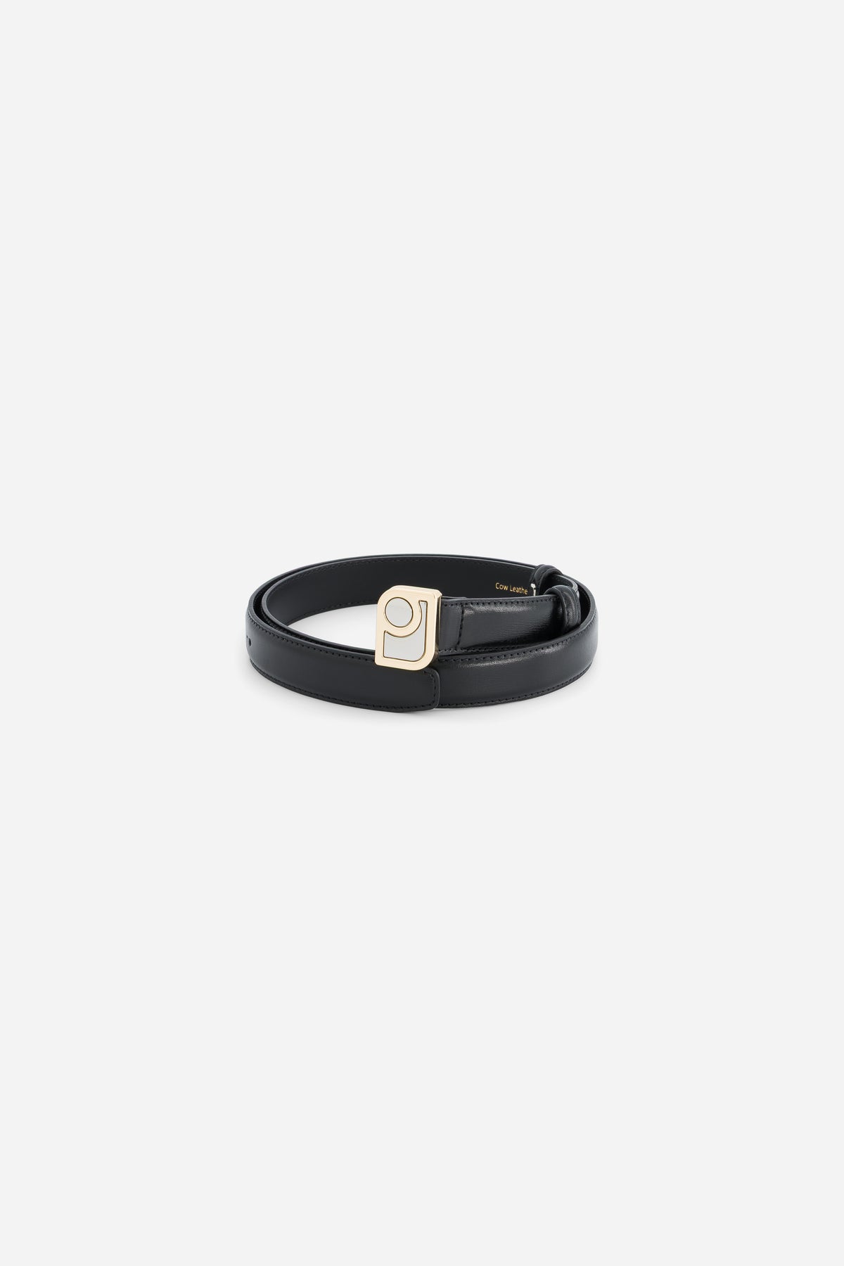 Paul & Joe Sacs ceinture cuir agneau boucle logo ROSEE