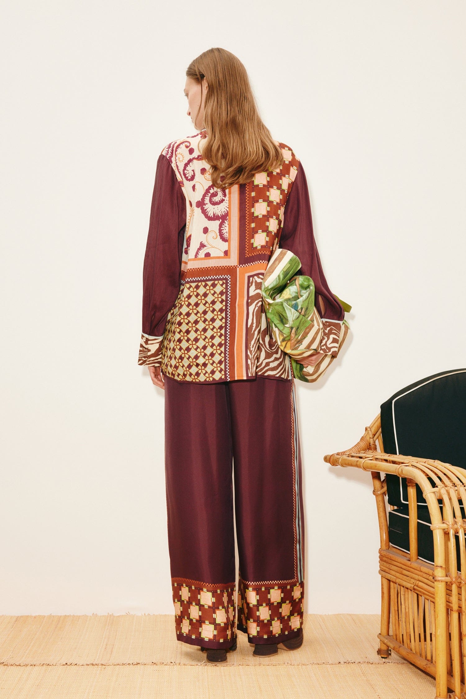 Alemais Wilson chemise soie imprimée taille AU12