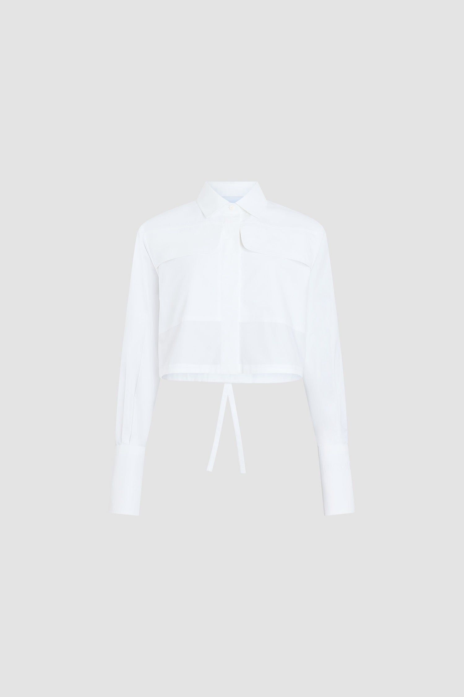Patou Safari P26BL060 chemise coton bio blanc manches courtes