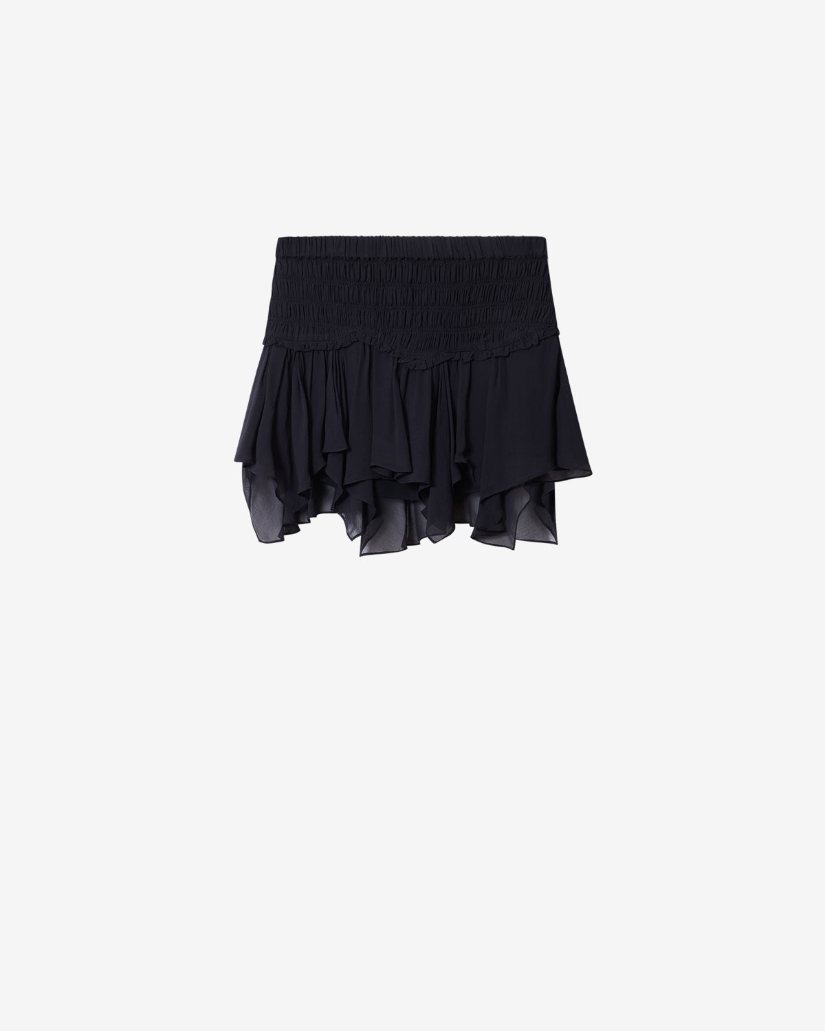 Isabel Marant Fiala JU0541FA jupe noire courte à volants