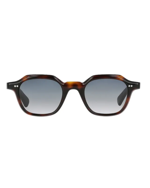 Paul & Joe Lunettes de soleil rectangulaires écaille foncée homme