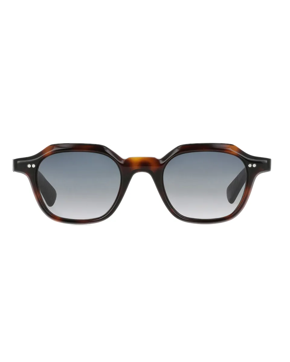 Paul & Joe Lunettes de soleil rectangulaires écaille foncée homme