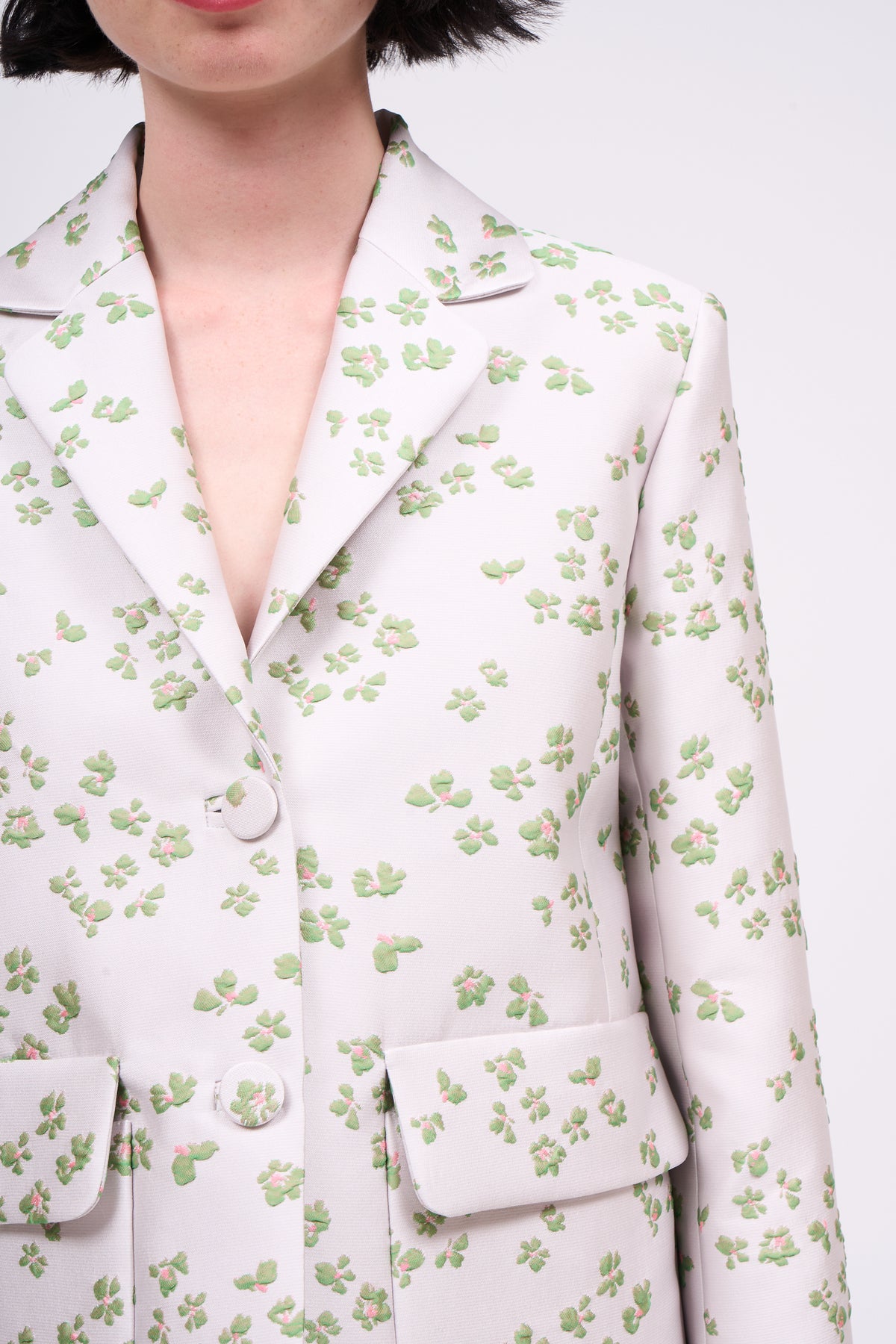 Paul & Joe Tailoring Pandora veste tailleur jacquard fleuri