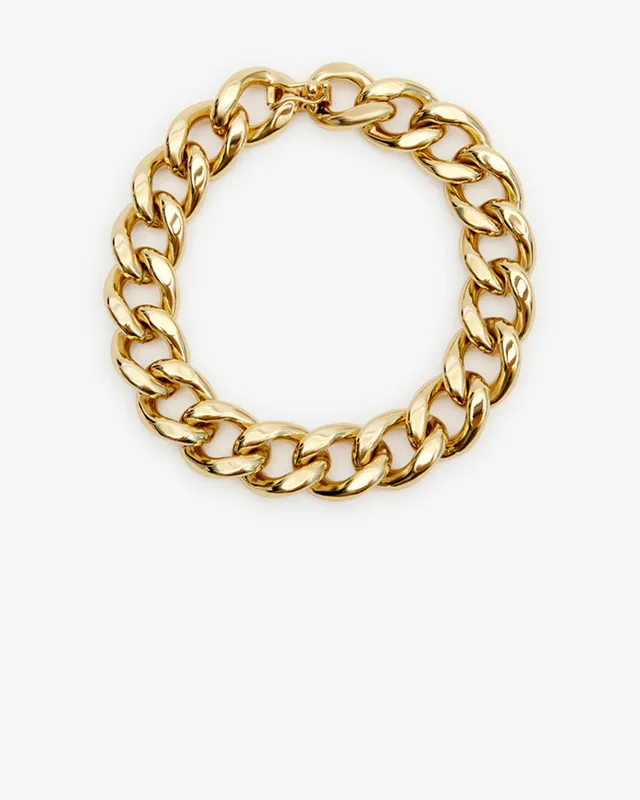 Isabel Marant Links collier doré ras du cou