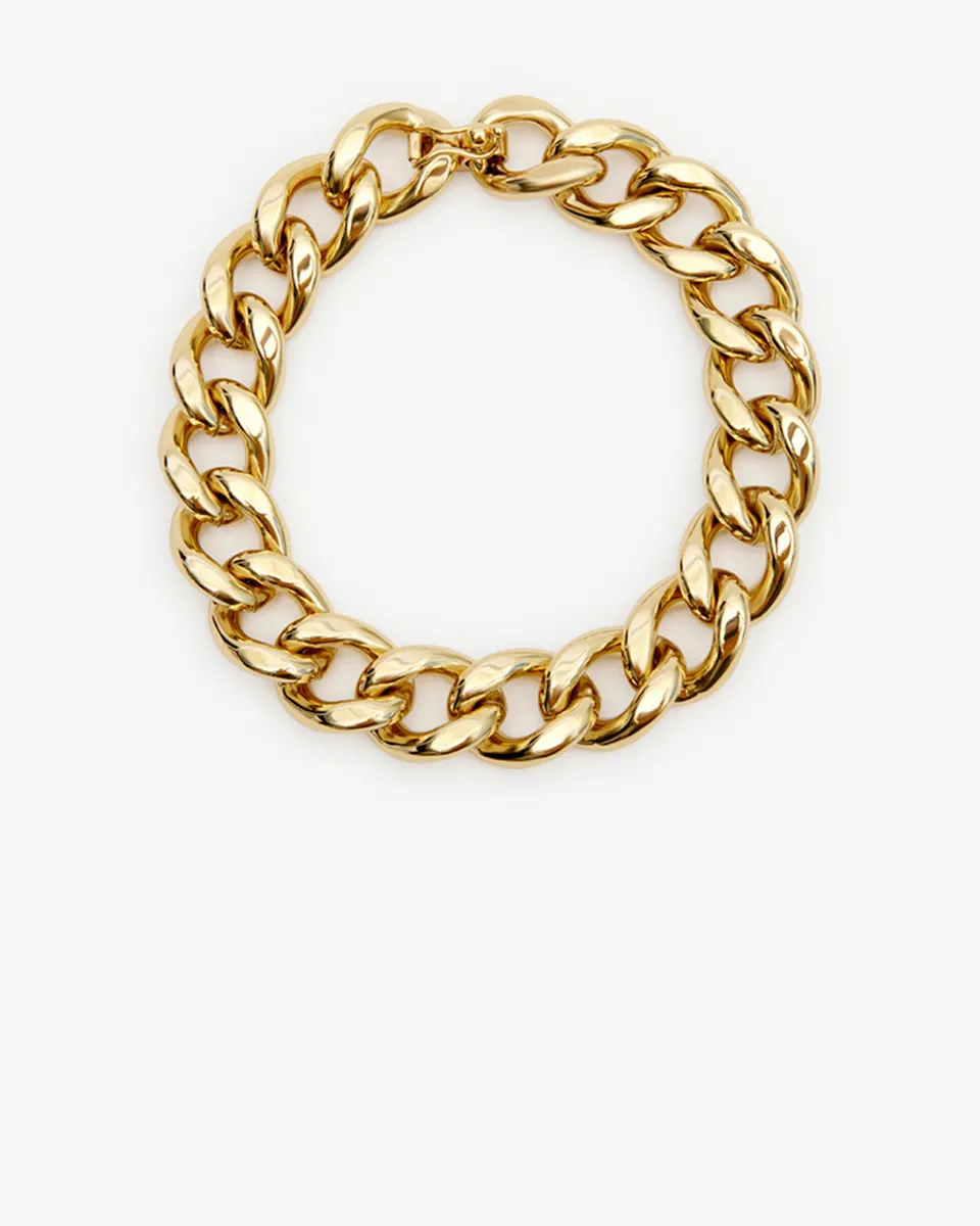Isabel Marant Links collier doré ras du cou