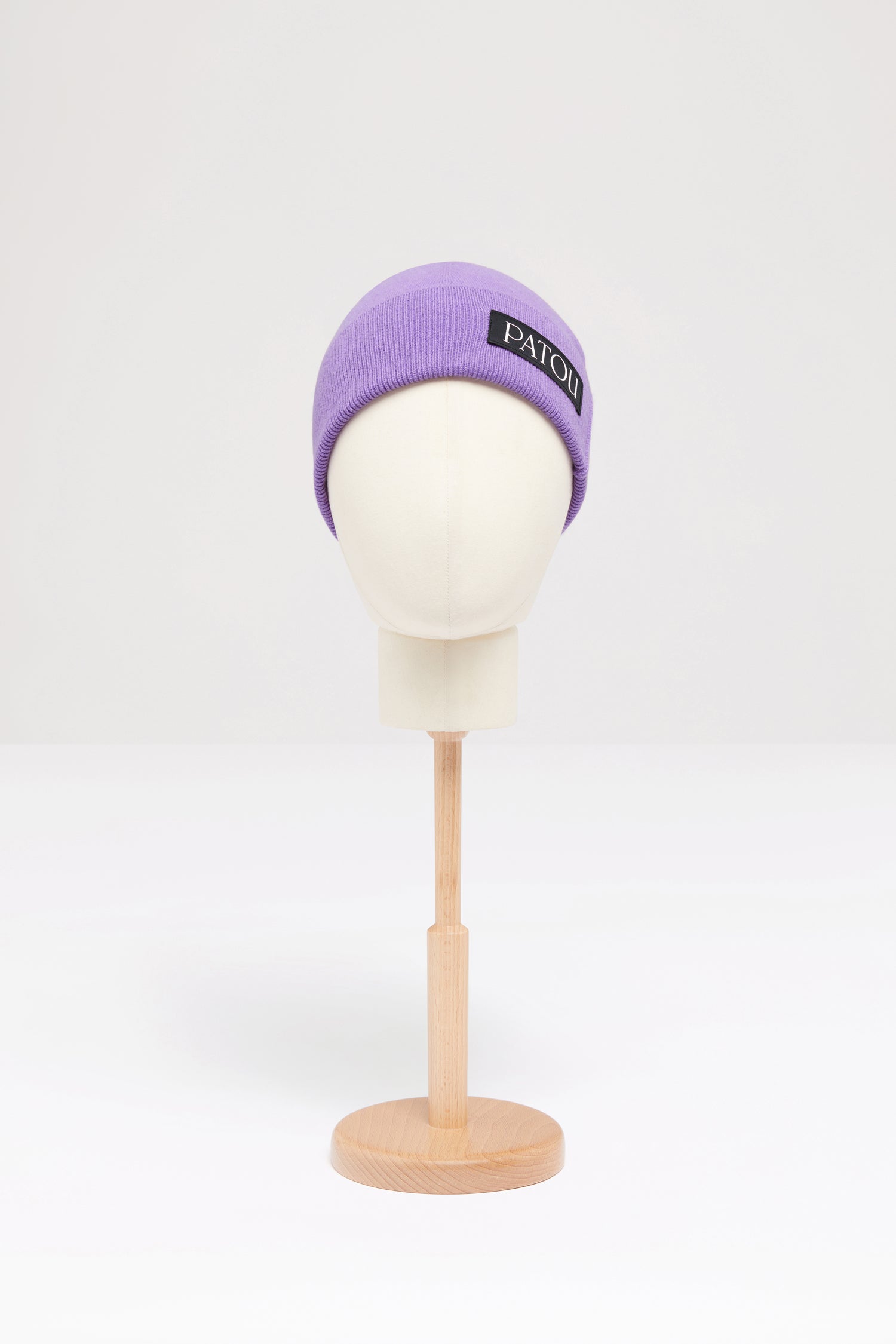 Patou Bonnet laine violet flacon parfum taille unique AC039