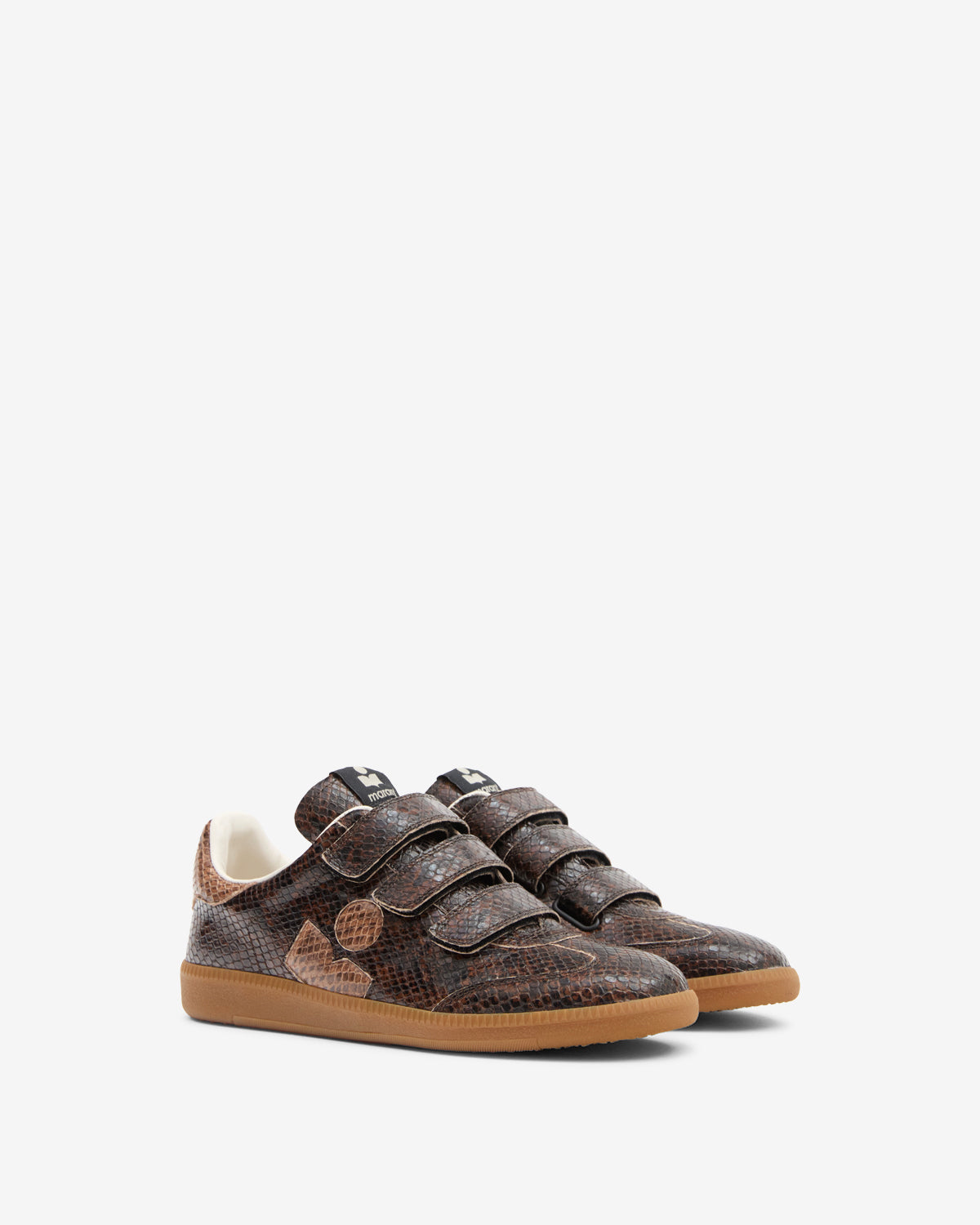 Isabel Marant Baskets Beth sneaker mocha cuir python