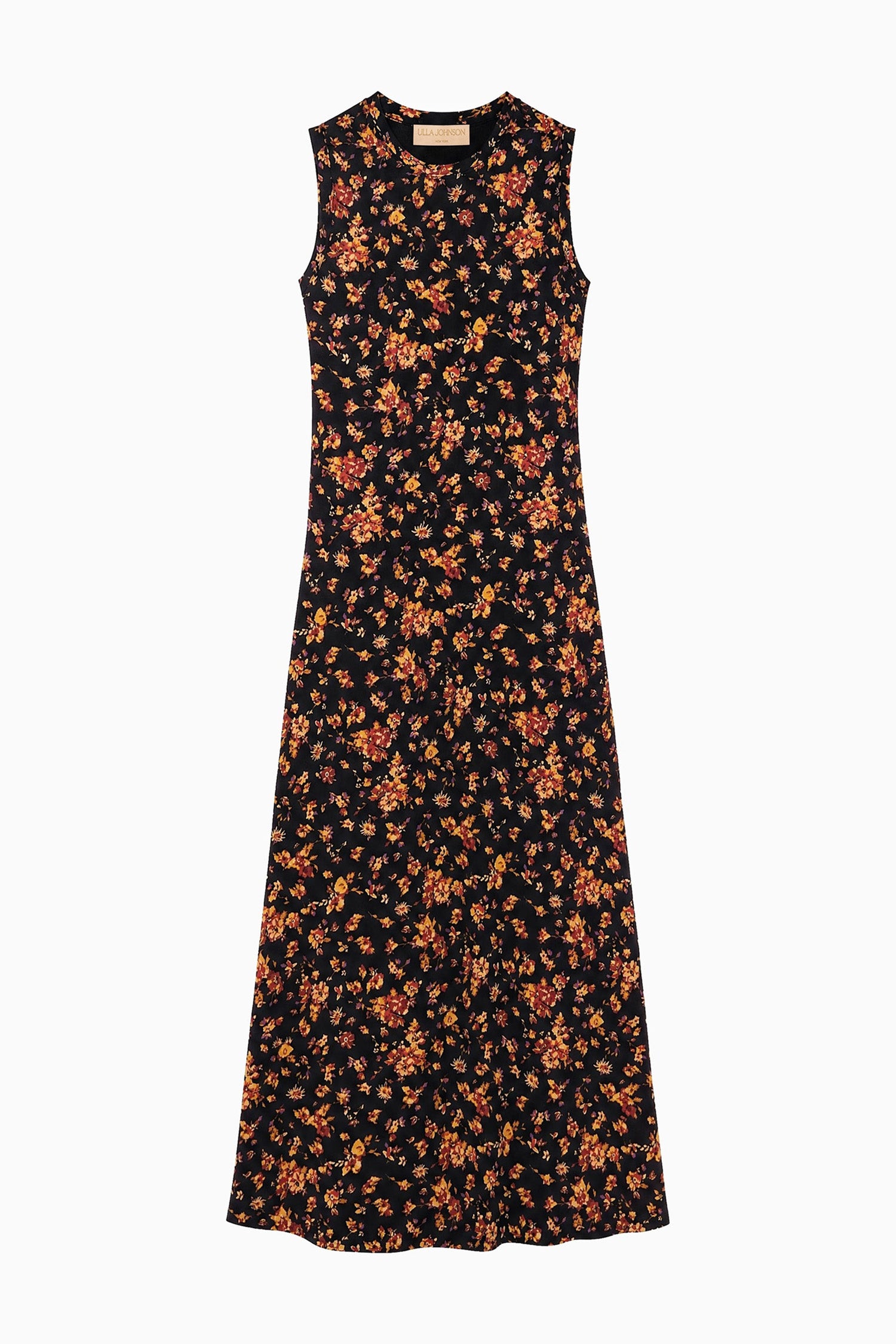Ulla Johnson Orla robe jersey Noir Floral sans manches