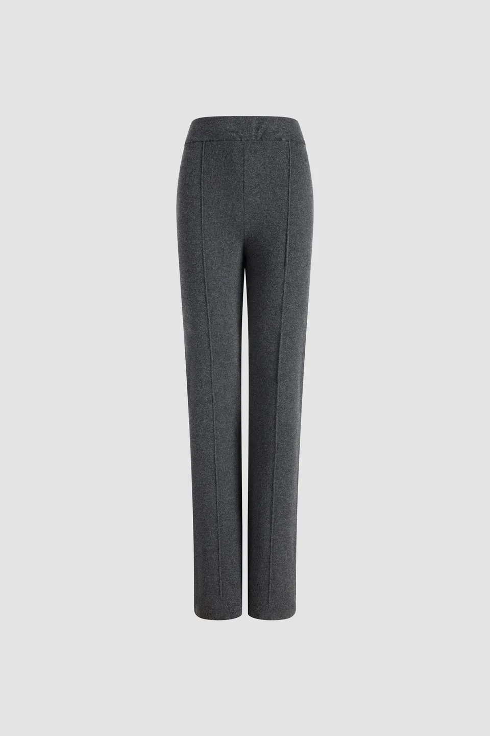 Patou KN299 pantalon droit laine cachemire gris