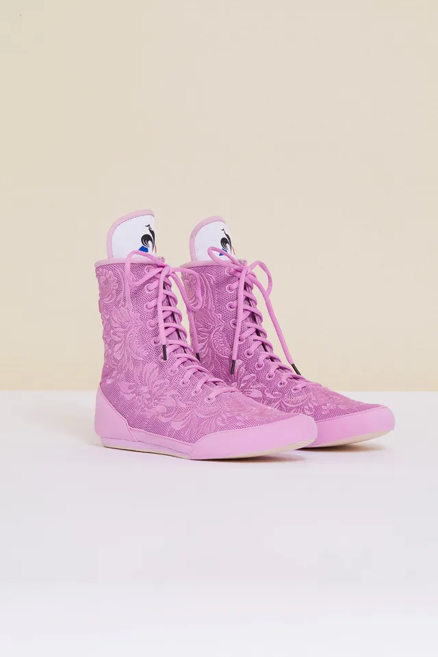 Patou FO1922461 sneakers montantes lilas brodées 36-41