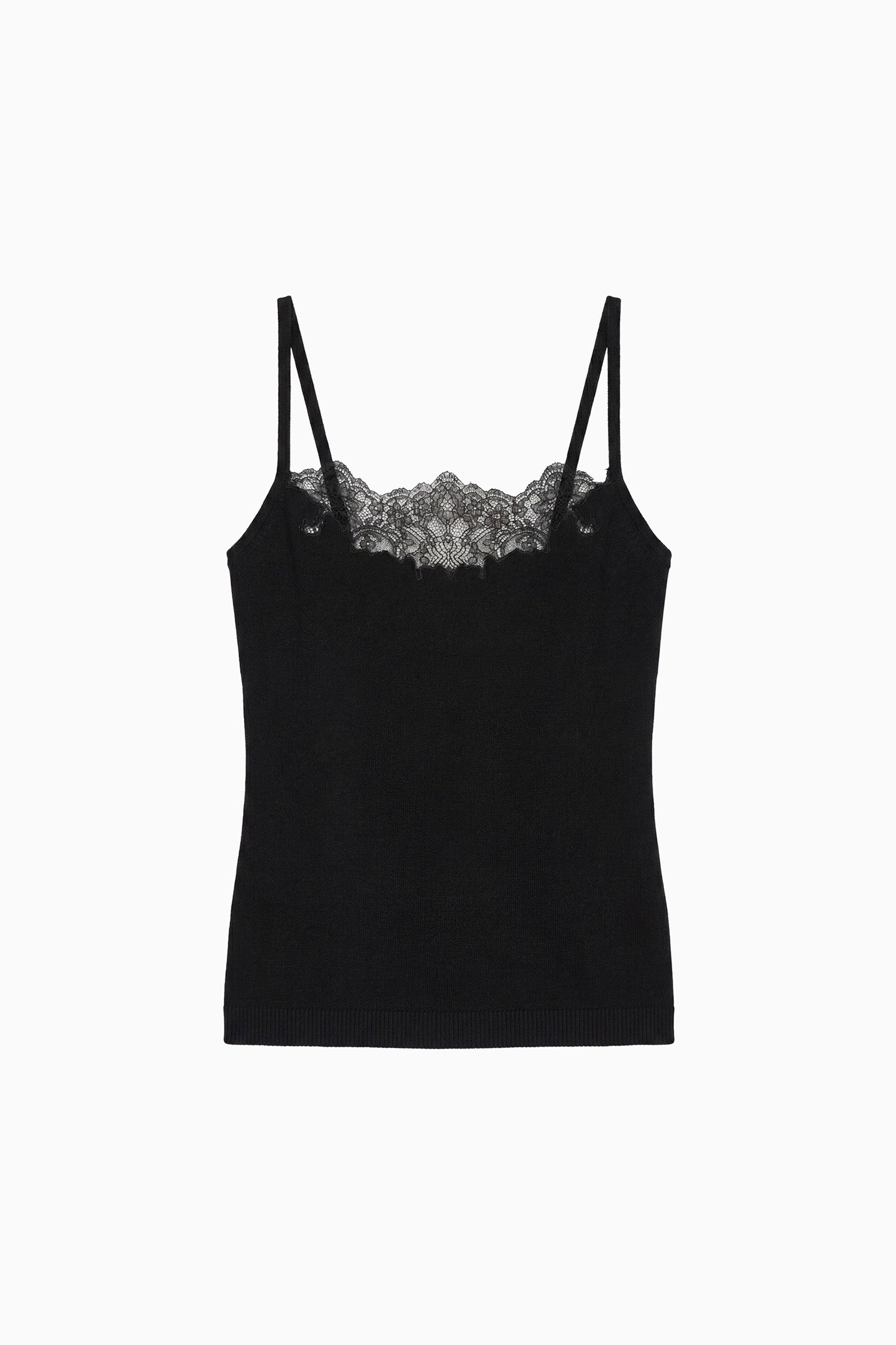 Ulla Johnson Elena caraco noir en laine mérinos