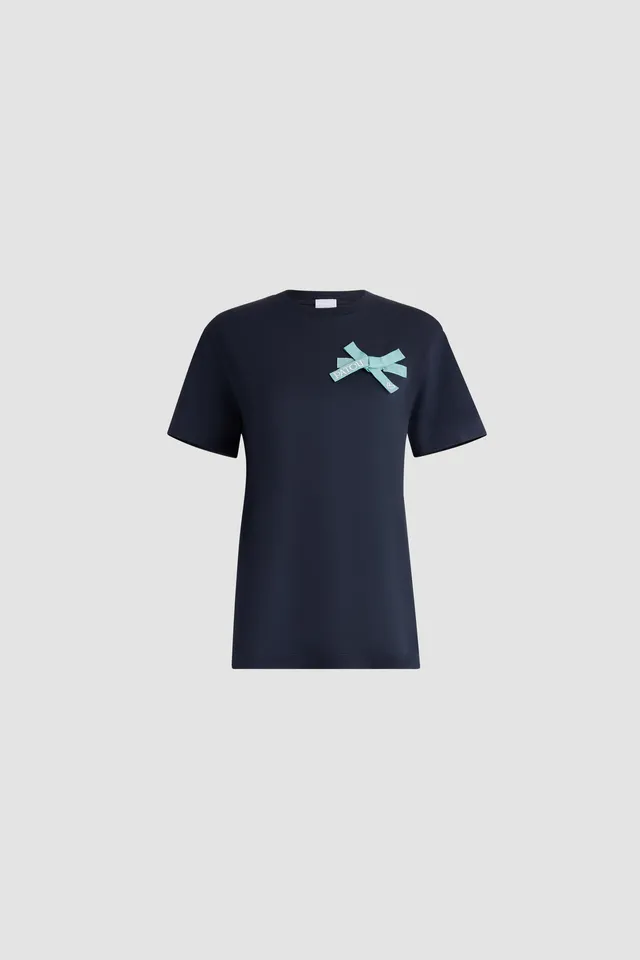 Patou T-Shirts tee-shirt coton bio H26JE1859999 bleu nuit