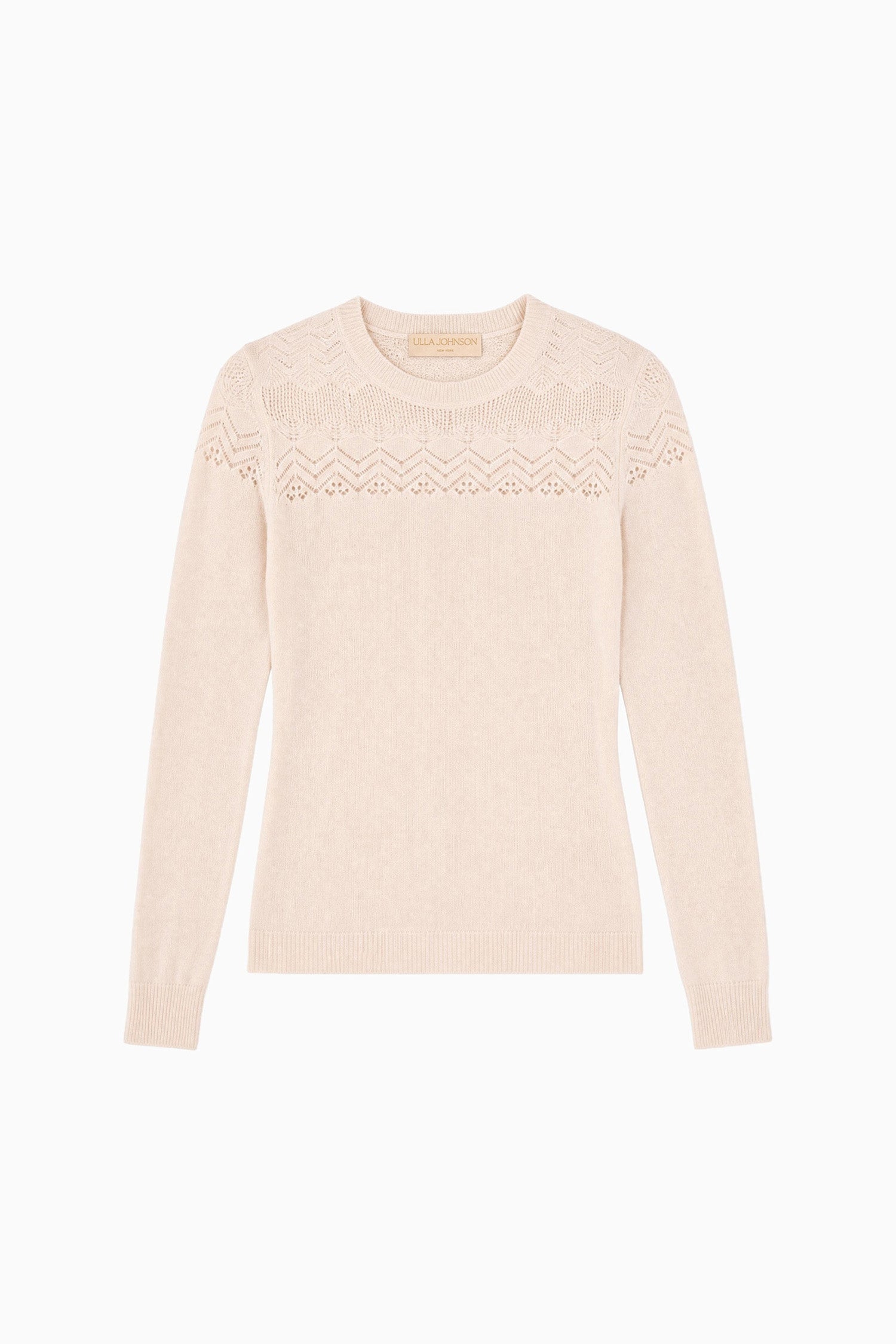 Ulla Johnson Emelie FA260715 top cachemire Pearl