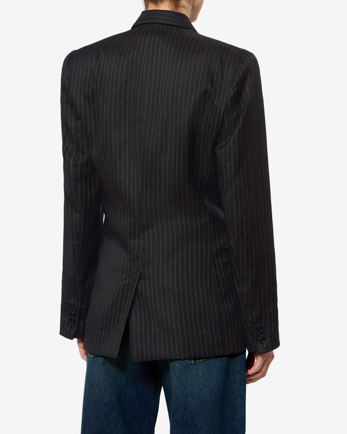 Isabel Marant Ranya veste noir laine double boutonnage