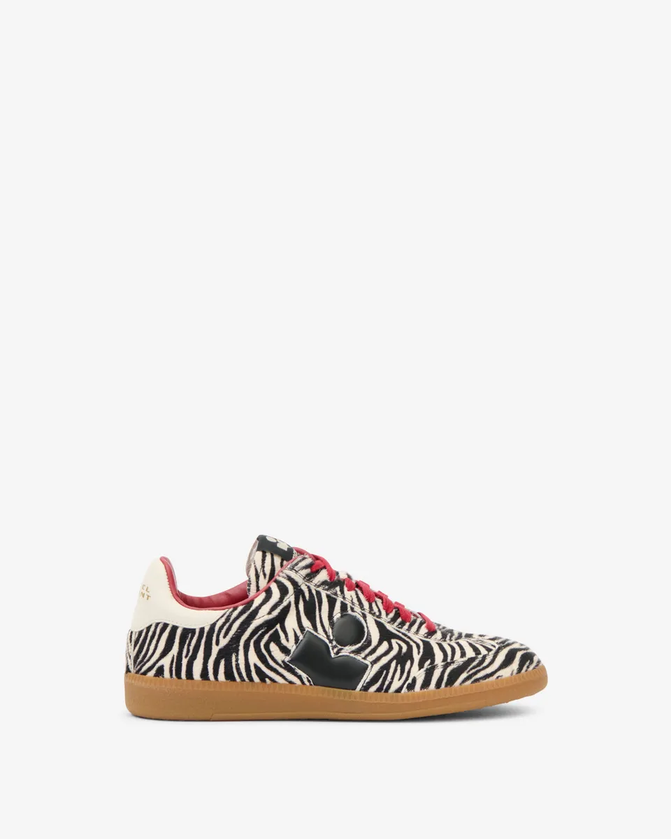 Isabel Marant Bryce baskets basses zèbre pony