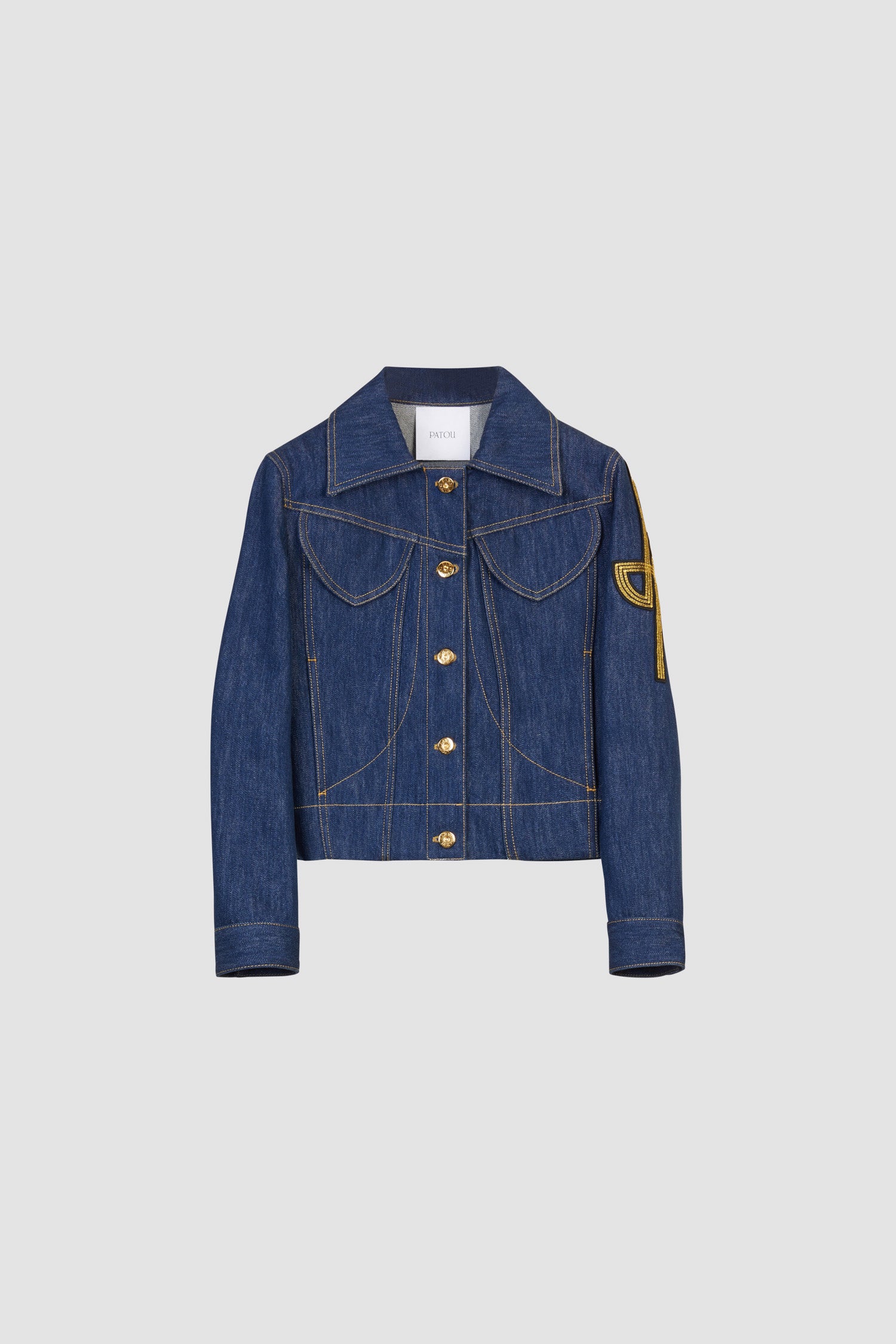 Patou Denim OU001 veste jean Bleu Rodeo coton bio