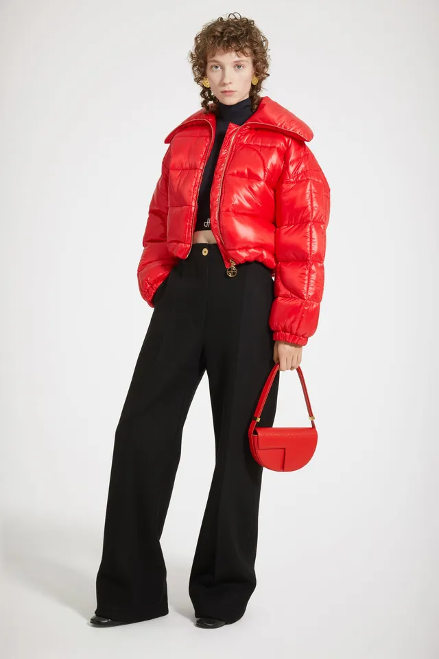 Patou OU024 doudoune courte polyamide Rouge