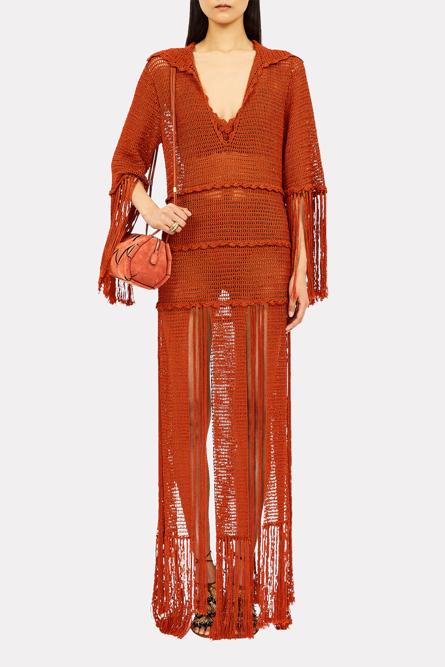 Ulla Johnson Charlotte sac bandoulière terracotta