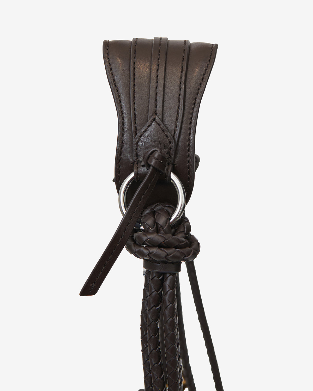 Isabel Marant Maia Medium sac cuir effet python mocha