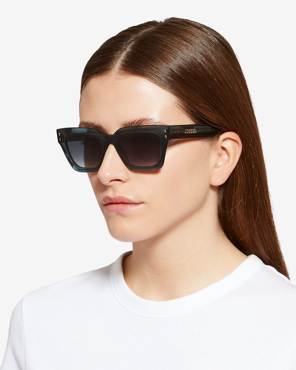 Isabel Marant Carmy Lunettes Soleil Acétate Bleu