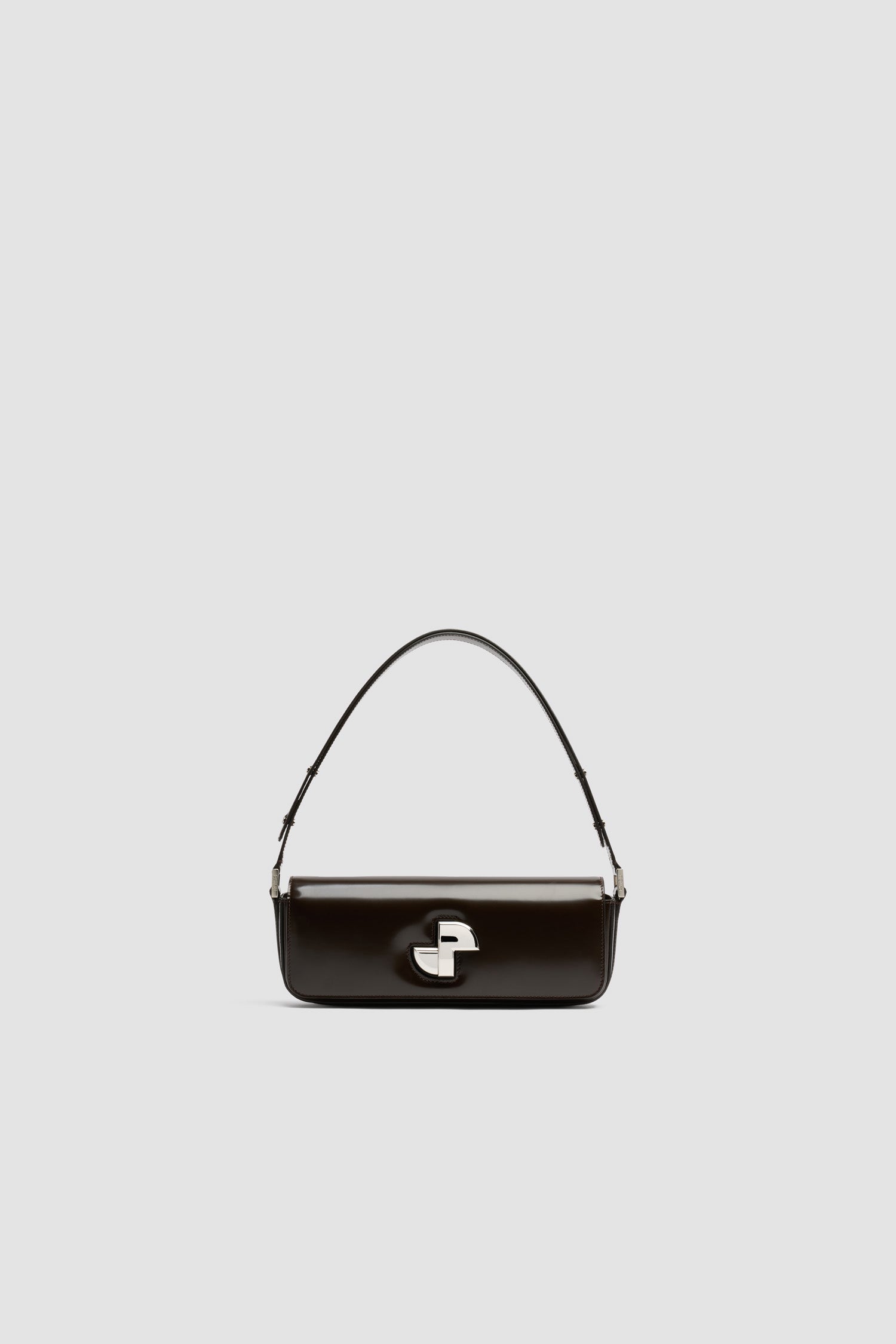 Patou Le Lock H25BA0205032812B sac cuir Smoked Ebony TU