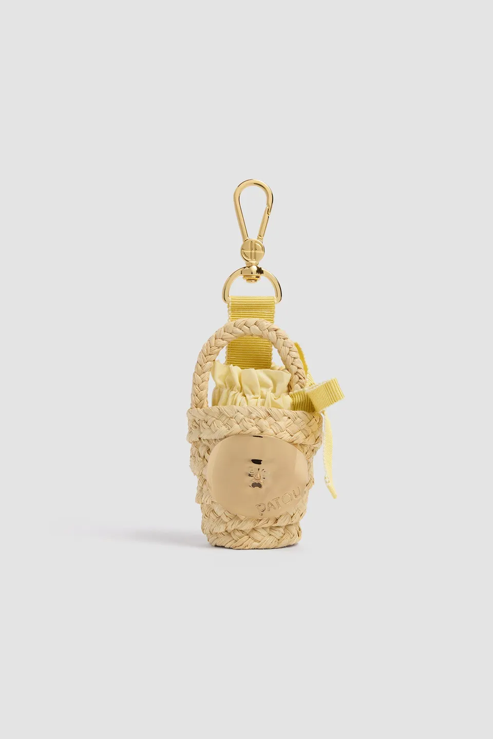 Patou P26AC098 charm sac raphia Citrus Blossom