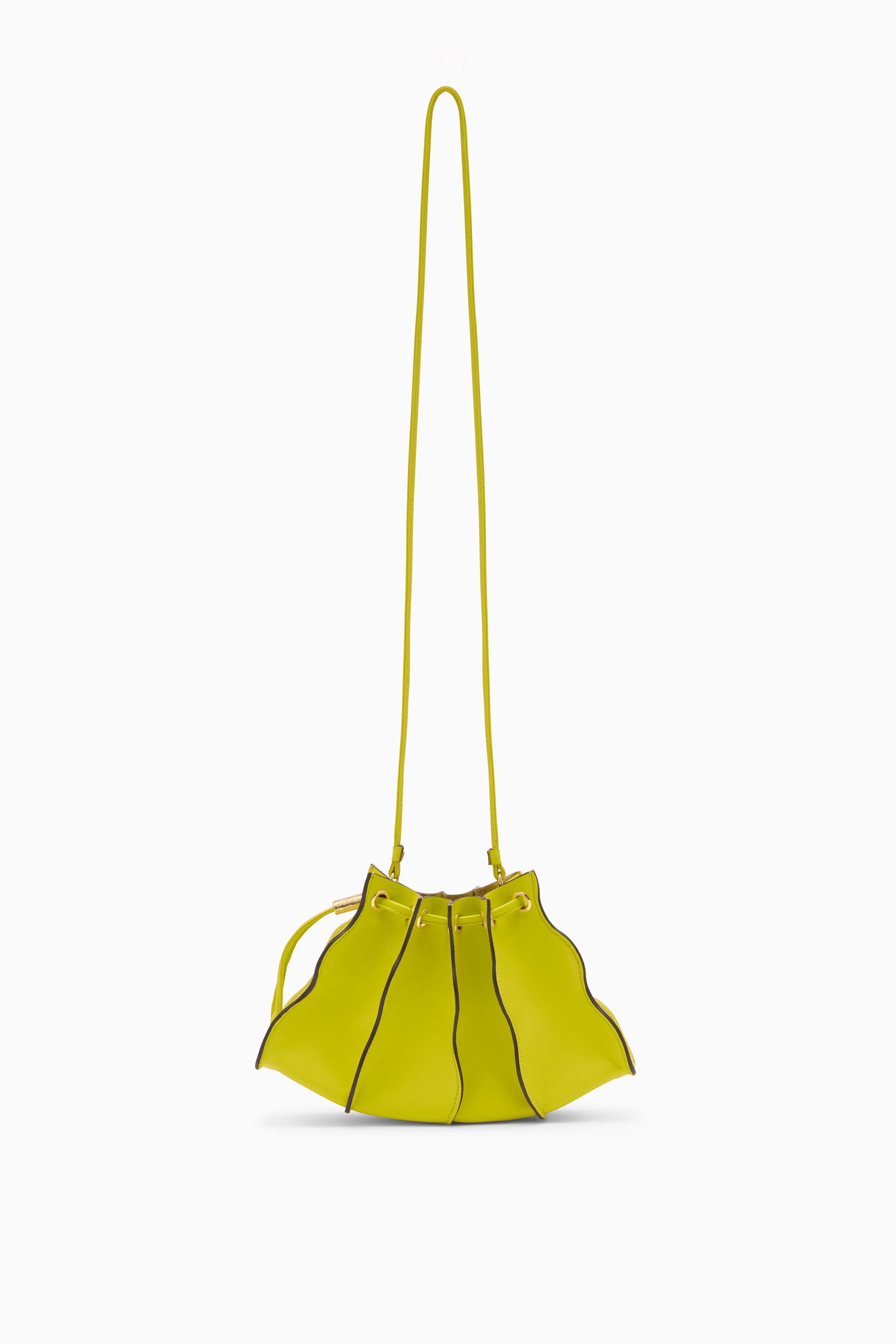 Ulla Johnson Adria SP261106 sac bandoulière Limon cuir vert