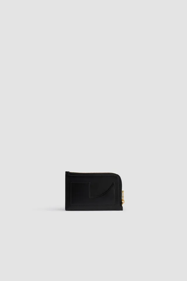 Patou SL005 porte-cartes cuir noir TU zippé Verona