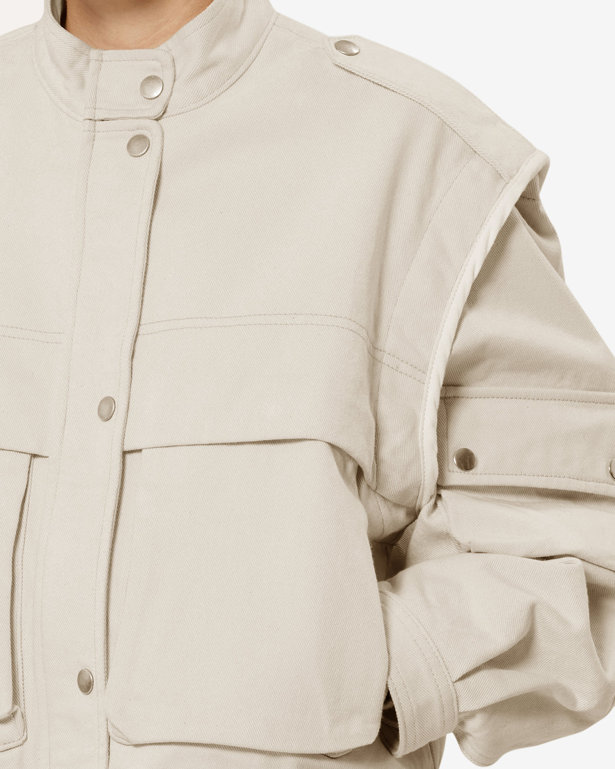 Isabel Marant Edany veste blouson coton écru