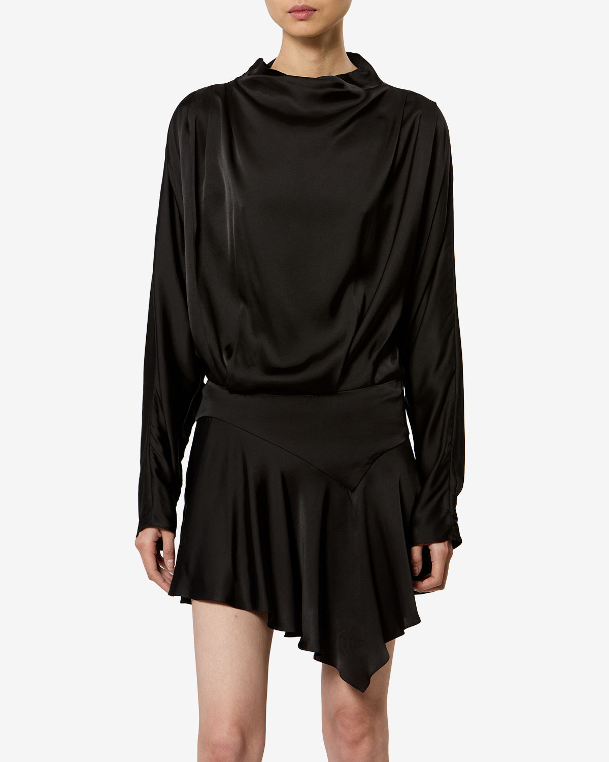 Isabel Marant Neline RO1094FA robe noire 34-42 satin
