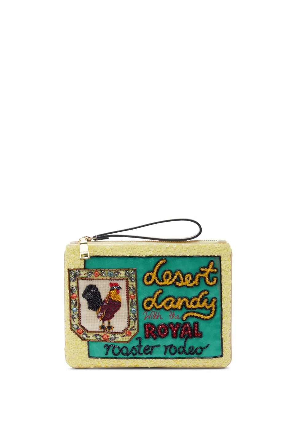 Alemäis Ace Rooster Embellished pochette perlée taille unique