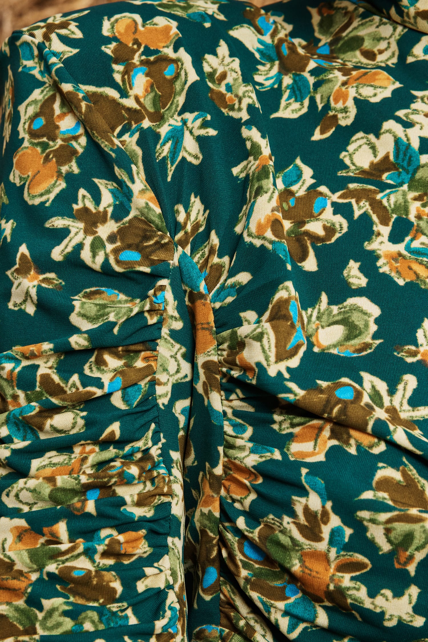Alemäis Clem Ruched top froncé fleurs
