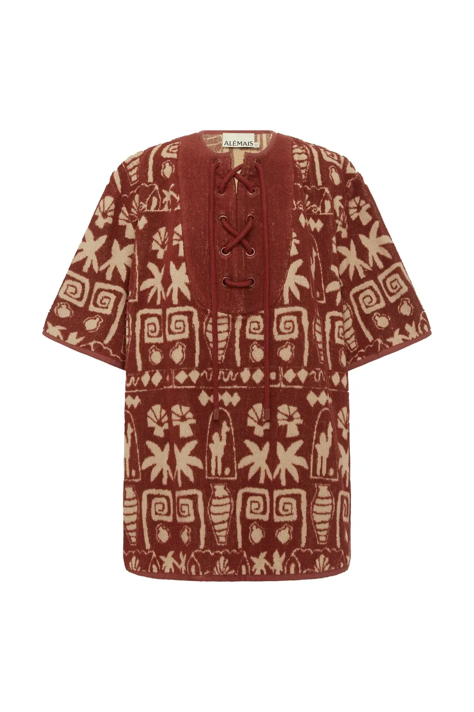 Alemais Maya Mini robe mini coton bio lacée