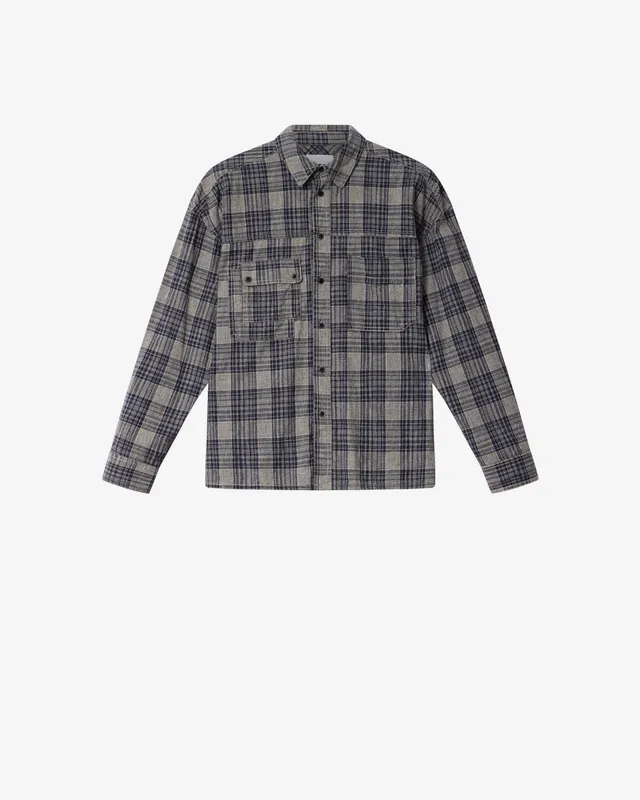 Isabel Marant Vittorio CH0354 Chemise nuit carreaux