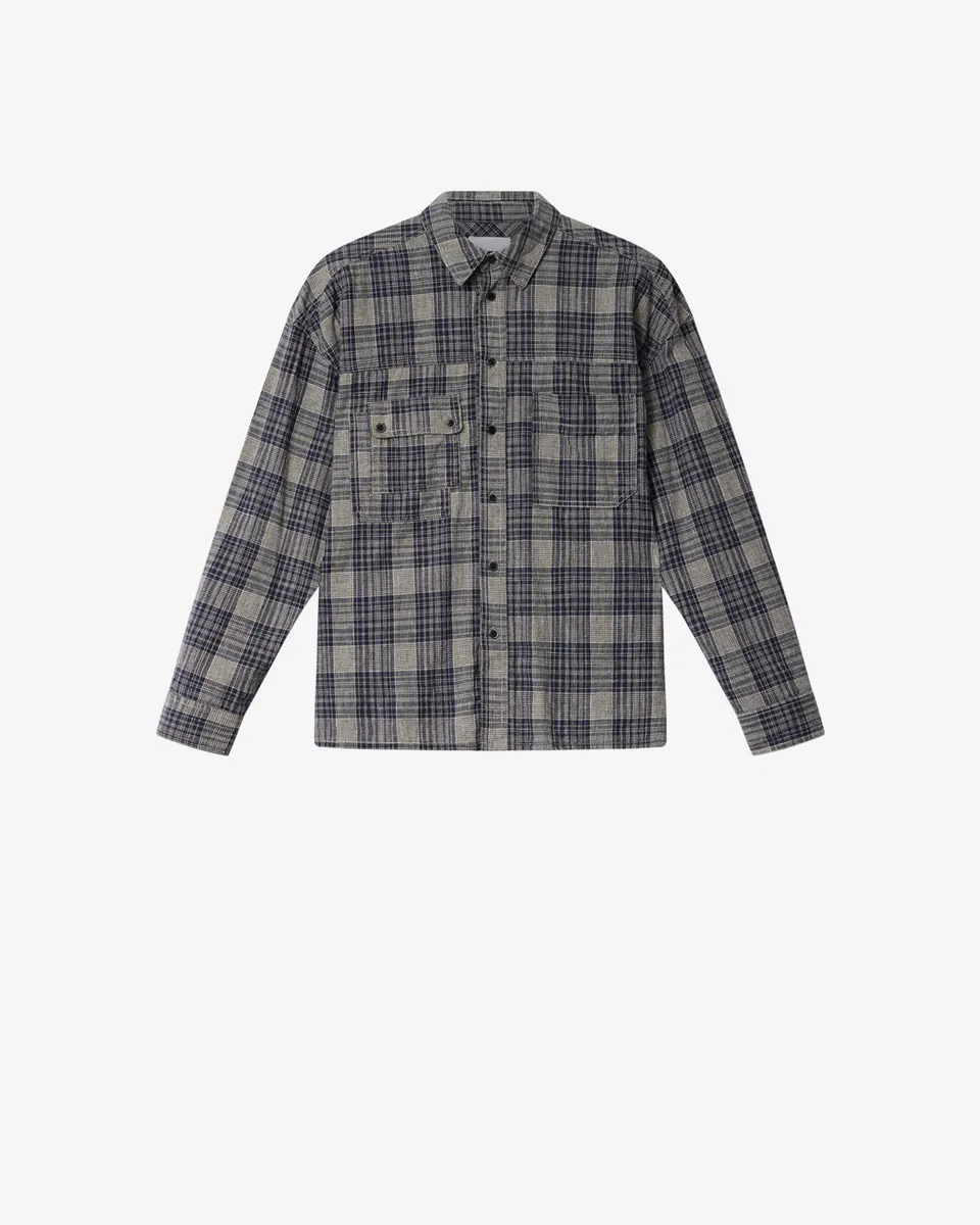 Isabel Marant Vittorio CH0354 Chemise nuit carreaux
