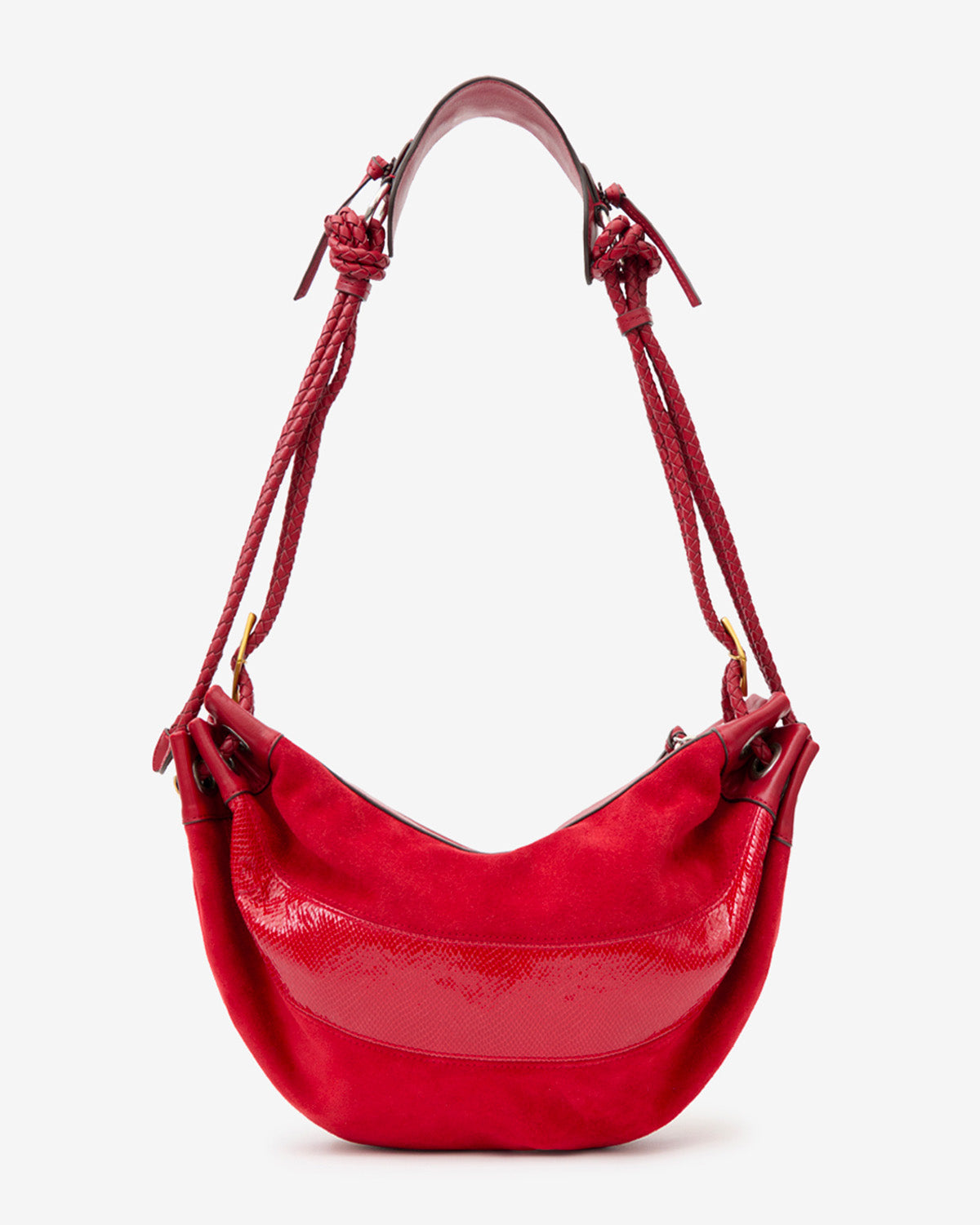 Isabel Marant Maia Medium sac cuir rouge écarlate 42 cm