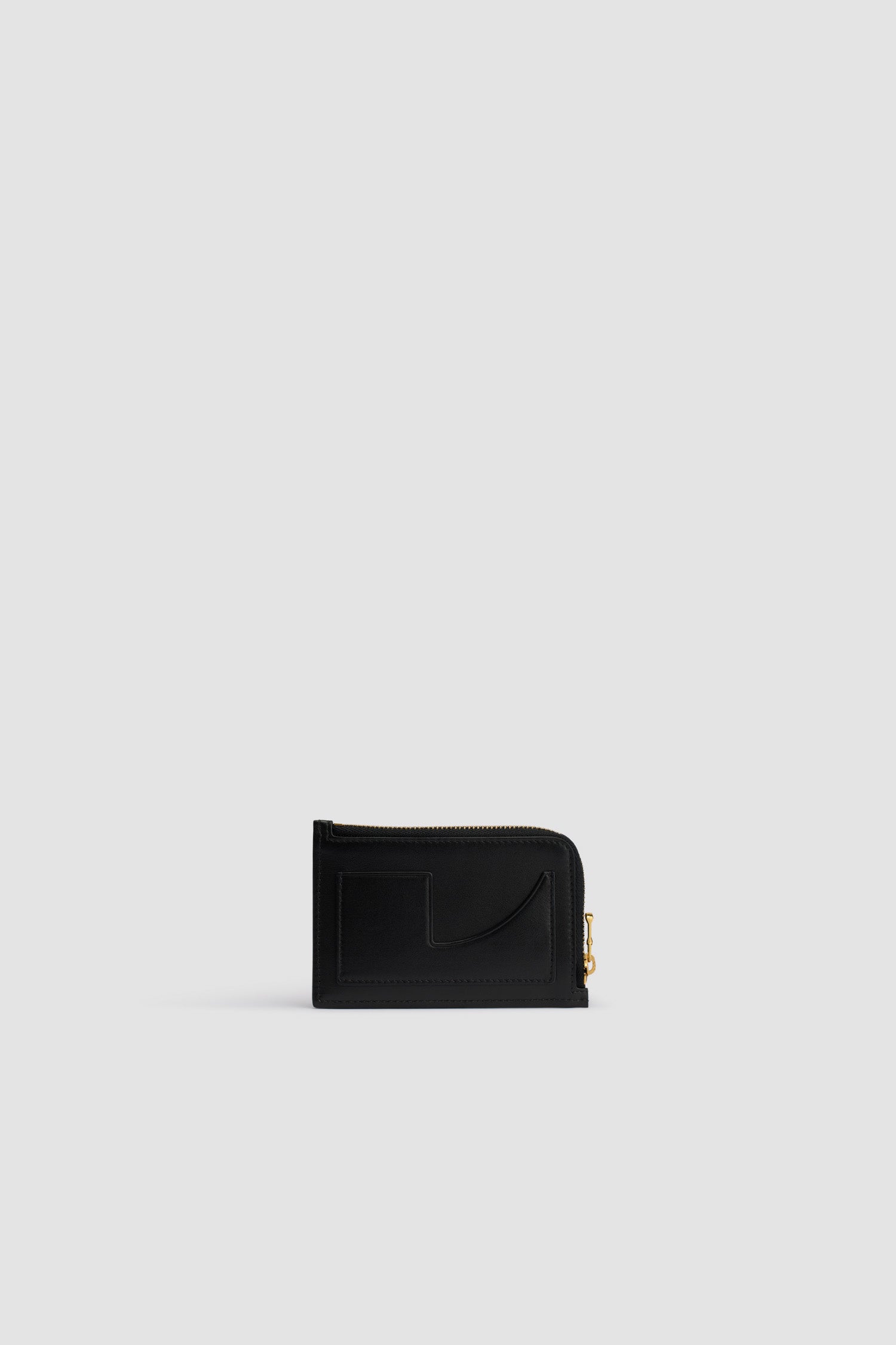 Patou SL005 porte-cartes cuir noir TU zippé Verona