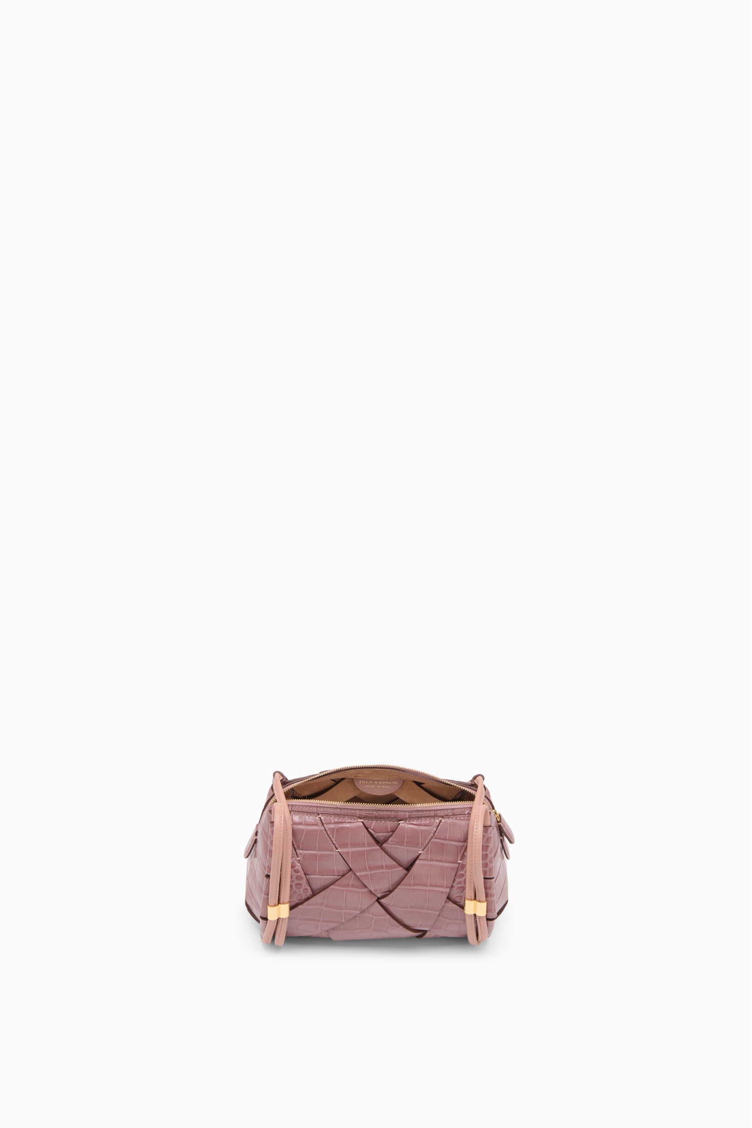 Ulla Johnson Charlotte sac caméra cuir rose Rosa