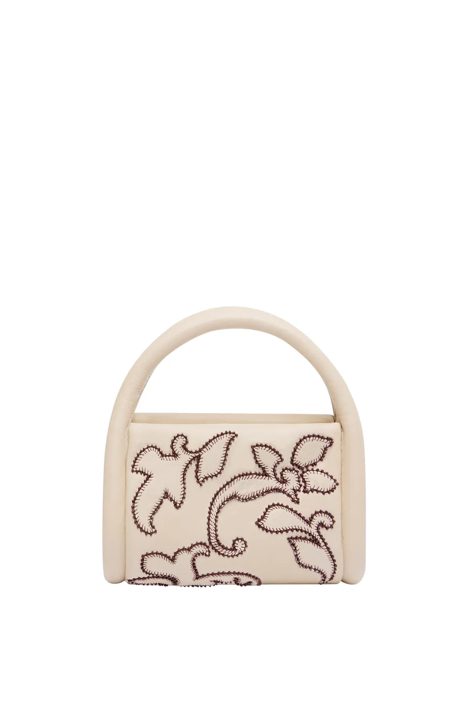 Alemäis Accessories Duke Leather Applique sac cuir ivoire TU