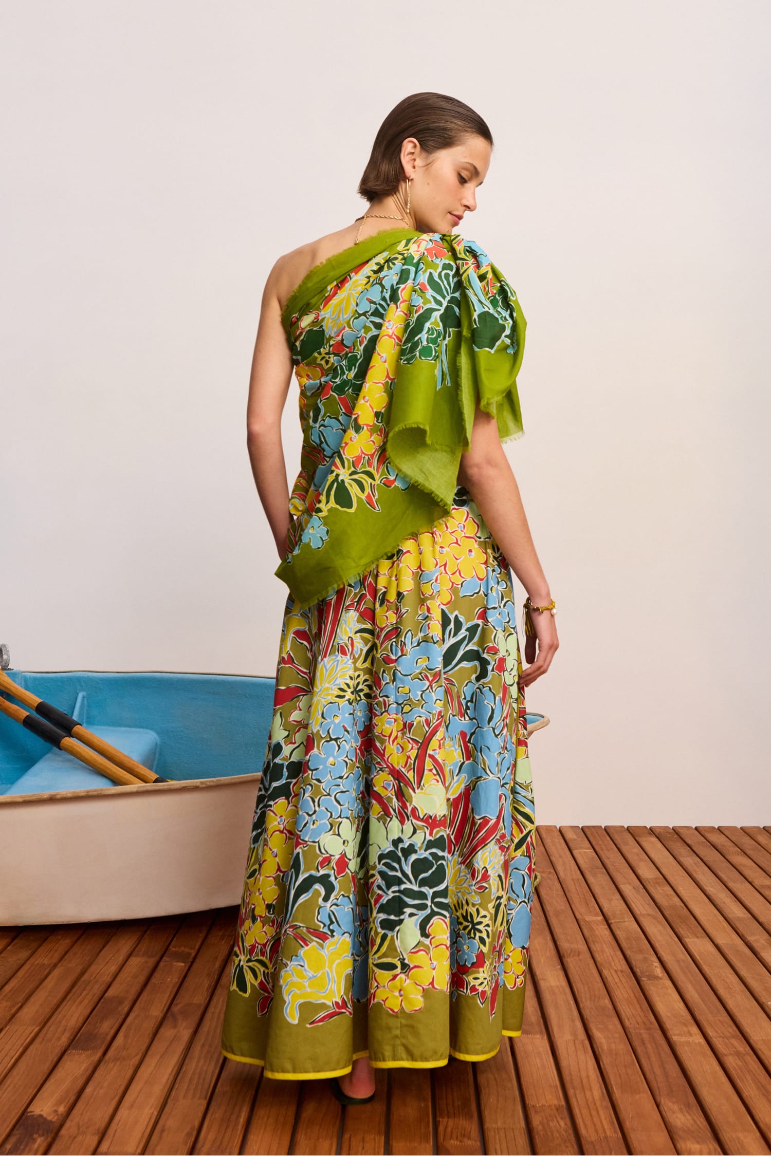 Alemäis Solstice paréo coton imprimé taille unique