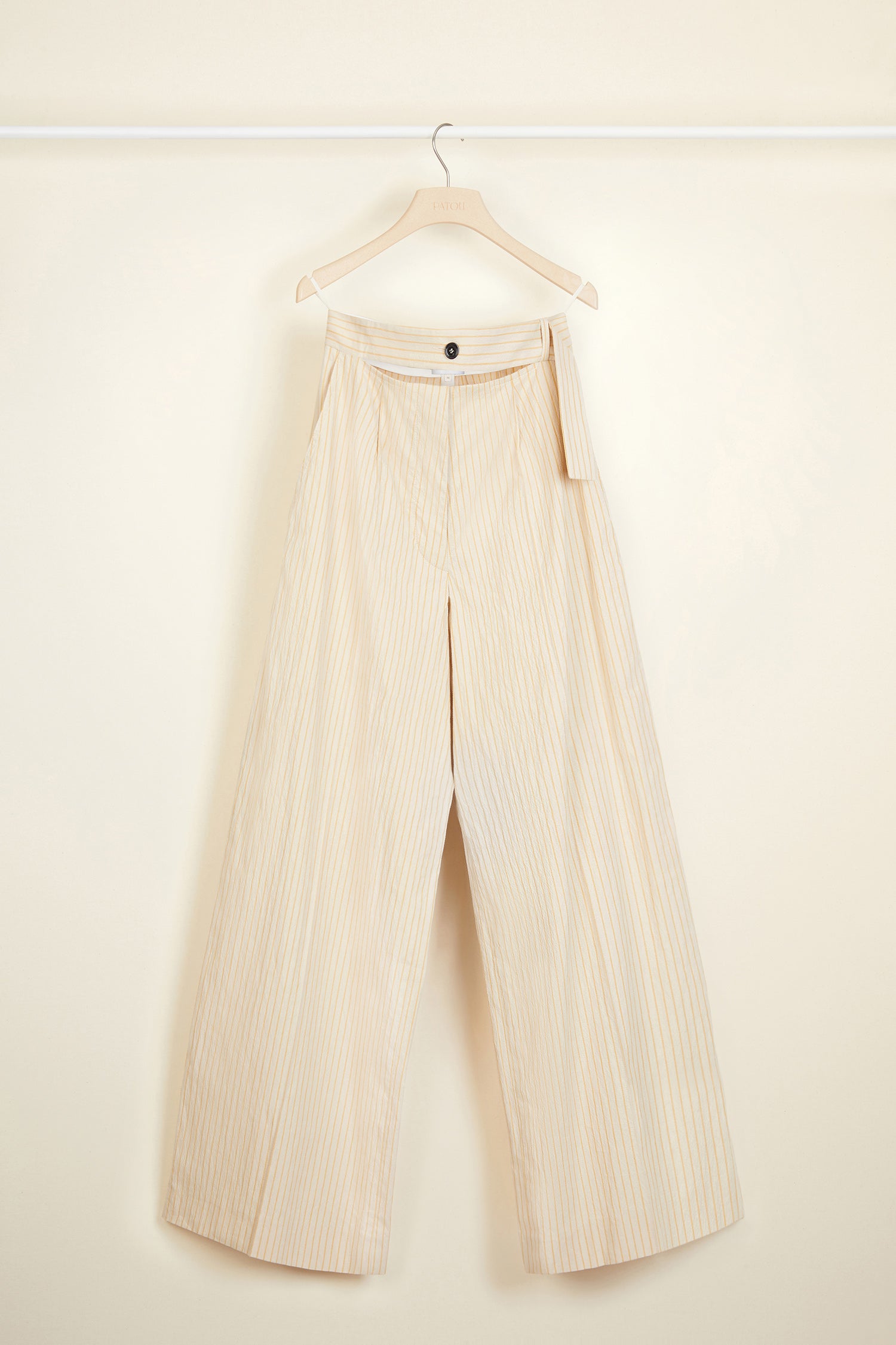 Patou P20TR0050032104H pantalon miel seersucker 34-44