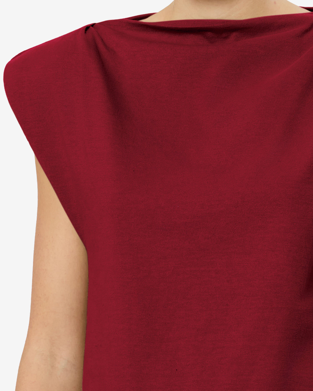 Isabel Marant Sebani t-shirt coton bordeaux foncé